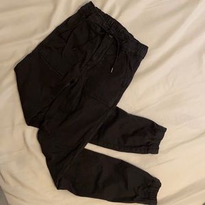 American Eagle Super Stretch Black Joggers